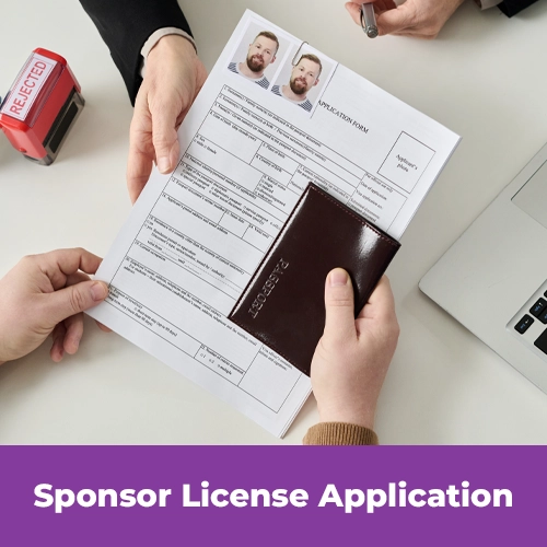 sponsor licesne application