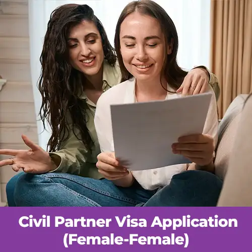 civil partner visa application female-femlae