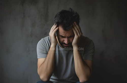 A person is frustrated because he don't have job to apply for UK ancestry visa. 