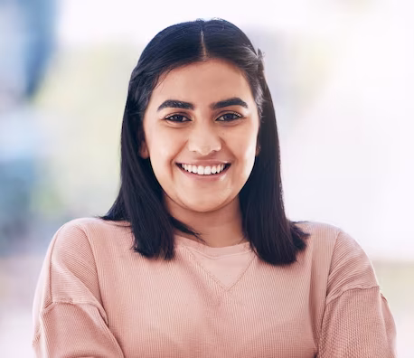 Unmarried Partner Visa 8 portrait young indian woman happy with internship human resources opportunity mission vision company values goals face headshot gen z person with hr job about us faq 590464 134290 e1760459243478