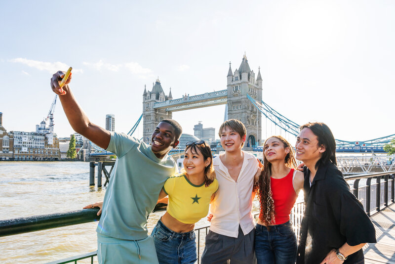 Young adults in London representing applicants under the UK Youth Mobility Scheme visa
