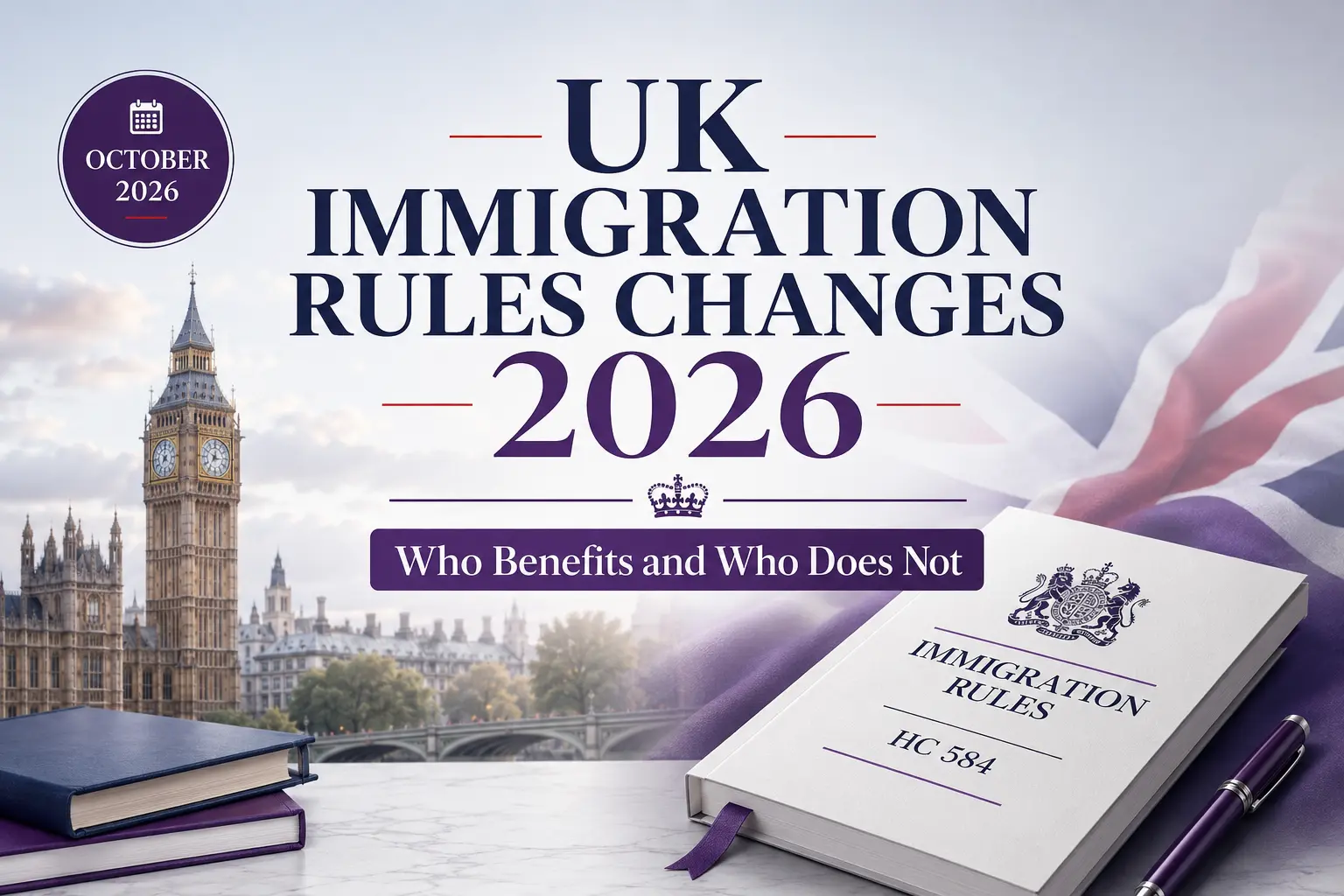 UK immigration rules changes October 2026 explained by UK immigration solicitors