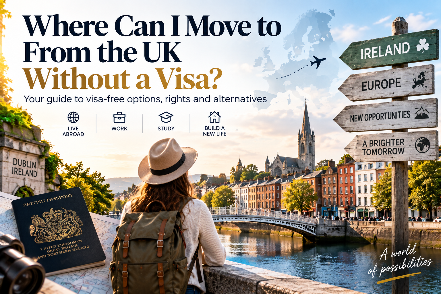 Where Can I Move to From the UK Without a Visa